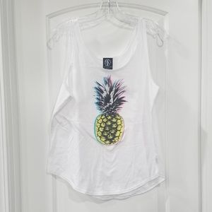 Recycled Karma Pineapple Graphic Tee NWOT